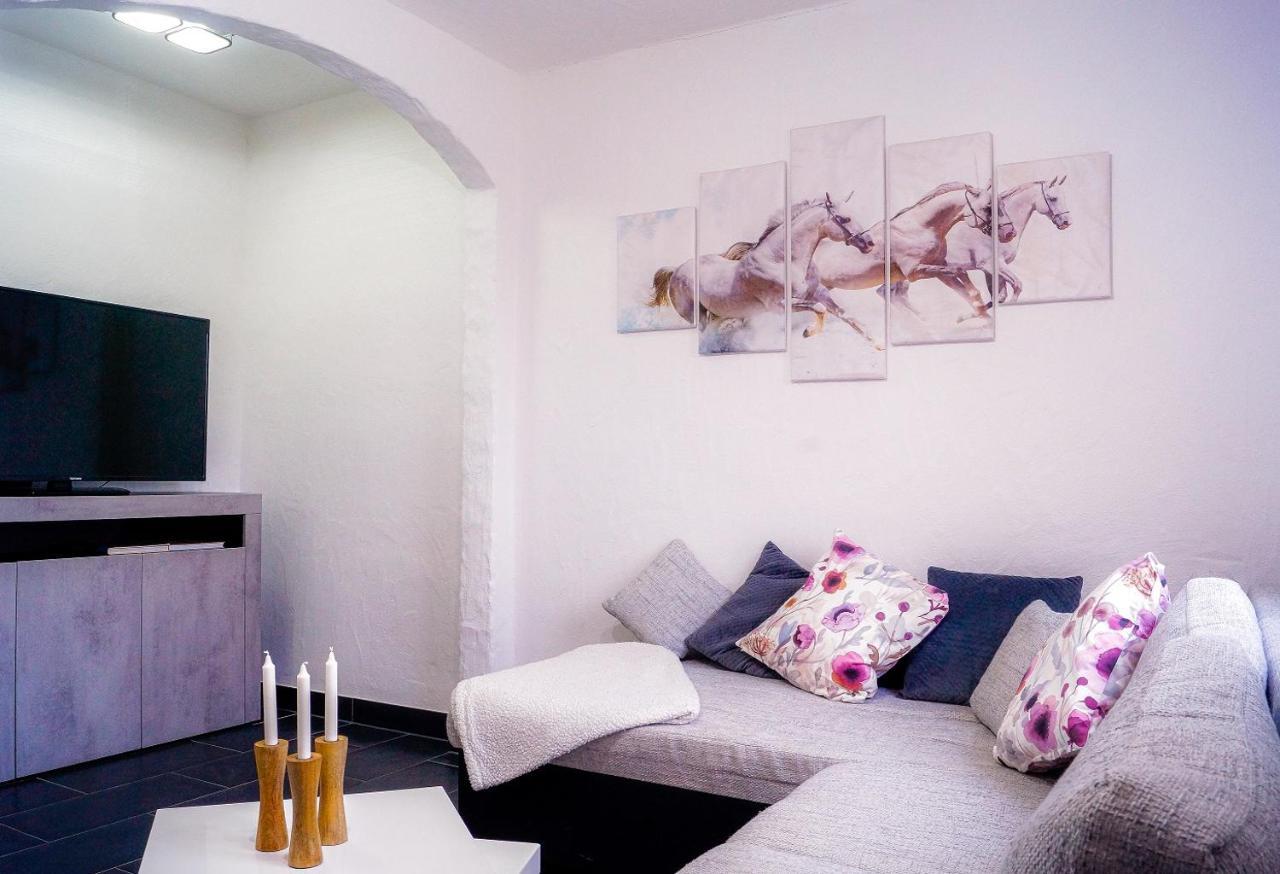 Moderne Ferienwohnung Black Beauty Auf Idyllischem Reiterhof Naehe Burg Eltz Münstermaifeld Eksteriør bilde