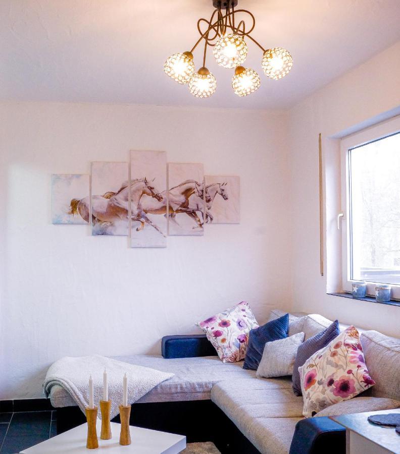 Moderne Ferienwohnung Black Beauty Auf Idyllischem Reiterhof Naehe Burg Eltz Münstermaifeld Eksteriør bilde